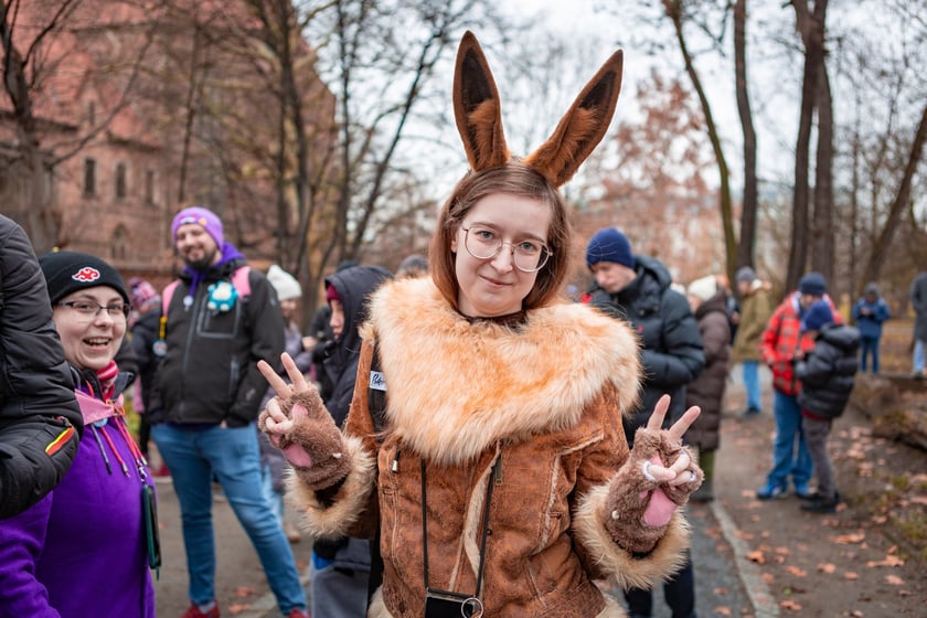 Gra Pokemon Go Tour Park w parku Słowackiego we Wrocławiu (1 marca 2025)