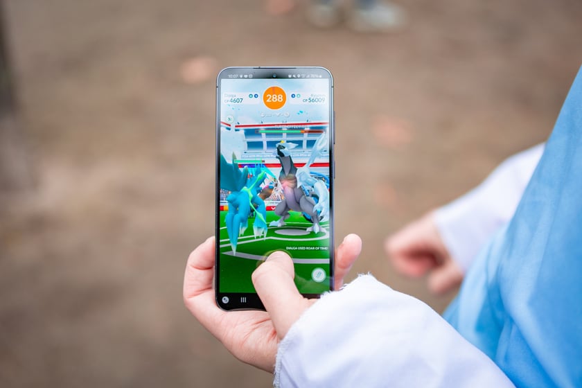 Gra Pokemon Go Tour Park w parku Słowackiego we Wrocławiu (1 marca 2025)