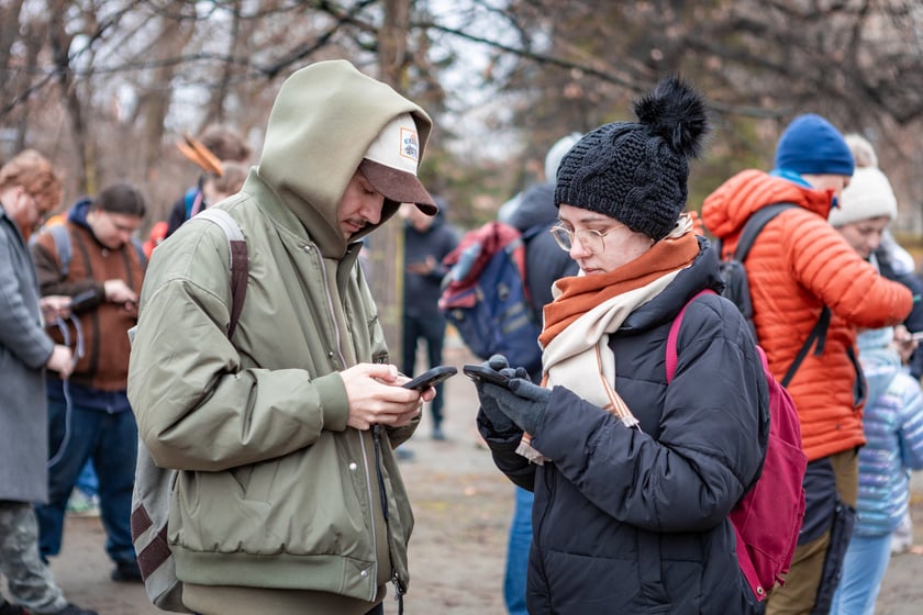 Gra Pokemon Go Tour Park w parku Słowackiego we Wrocławiu (1 marca 2025)