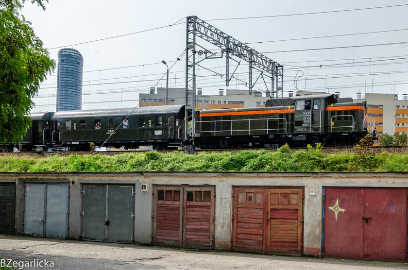 Pociąg retro. Kolejowe Zakamarki Wrocławia