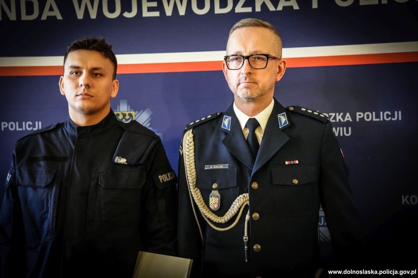 Ślubowanie policjantów w Ratuszu we Wrocławiu