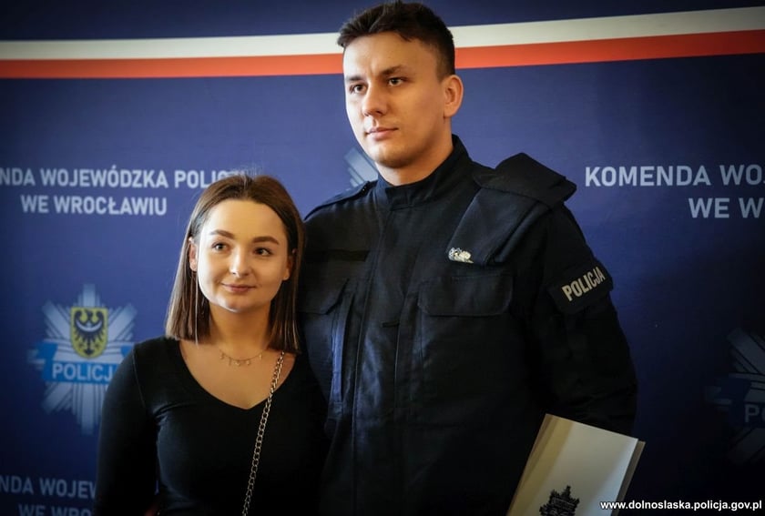 Ślubowanie policjantów w Ratuszu we Wrocławiu