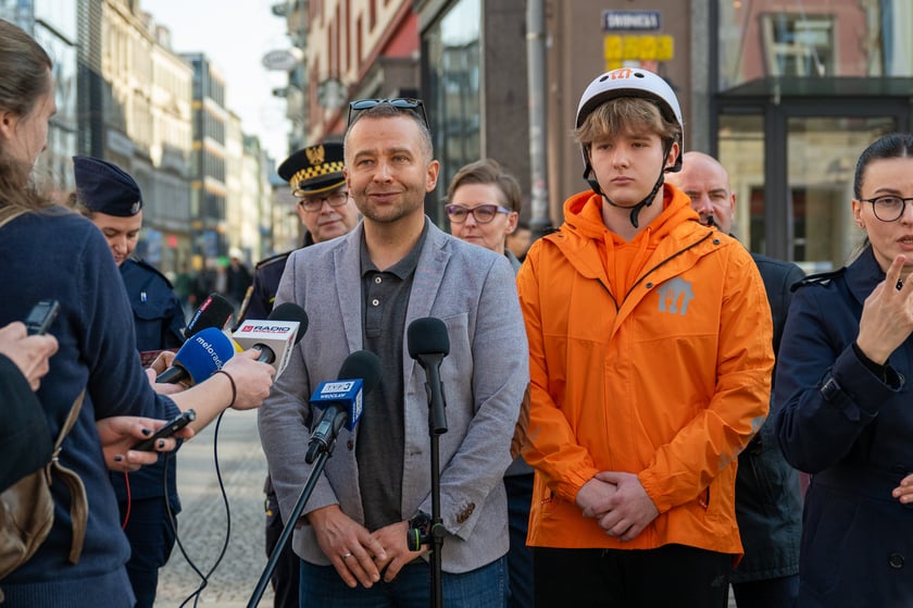 Konferencja o kampanii o bezpiecznej jeździe rowerem (7 marca 2025)