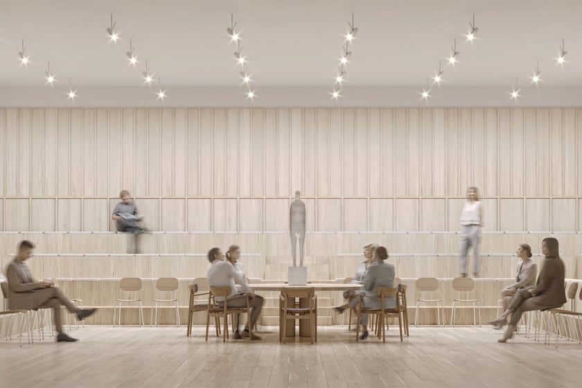 Wizualizacja nowego Muzeum Książąt Lubomirskich - wnętrza