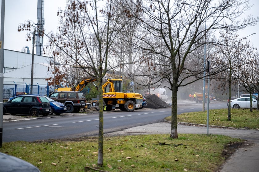 Ulica Balonowa po remoncie (grudzień 2024)