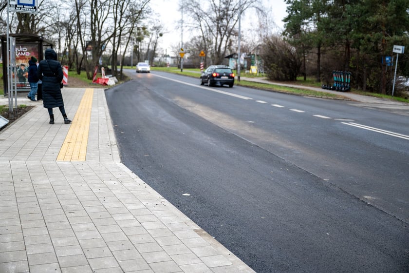 Ulica Balonowa po remoncie (grudzień 2024)