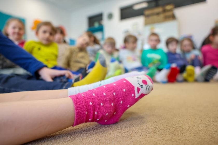 Dzień Kolorowej Skarpetki w Przedszkolu nr 17 - 21.03.2025 r.