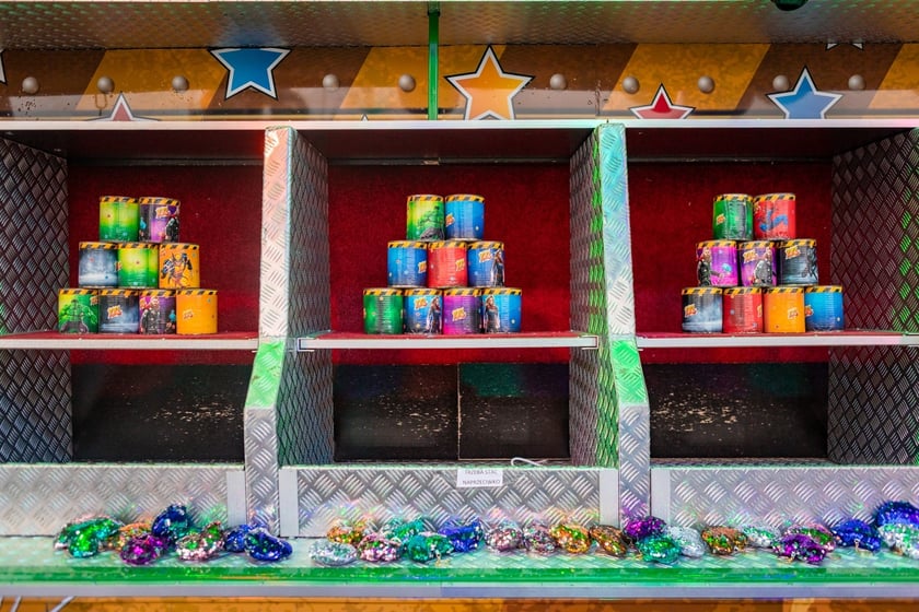 Wesołe miasteczko przy stadionie Tarczyński Arena - 23.03.2025 r.