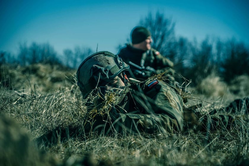 Szkolenie zorganizowane przez żołnierzy 10 Wrocławskiej Brygady Łączności dla wałbrzyskich licealistów