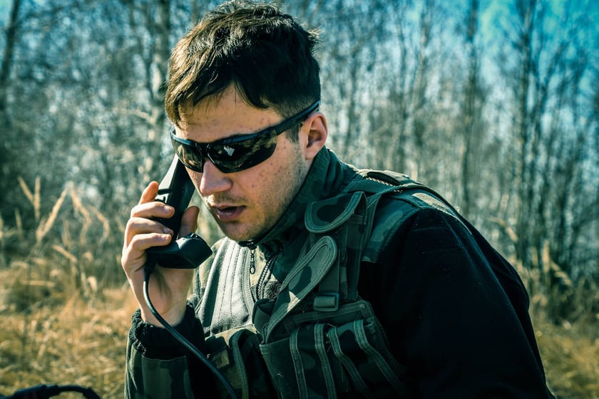 Szkolenie zorganizowane przez żołnierzy 10 Wrocławskiej Brygady Łączności dla wałbrzyskich licealistów