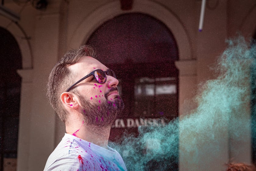 Świetna zabawa w sobotę 29 marca na Świebodzkim - Wroclaw Holi Celebration 2025, czyli Festiwalu Kolorów