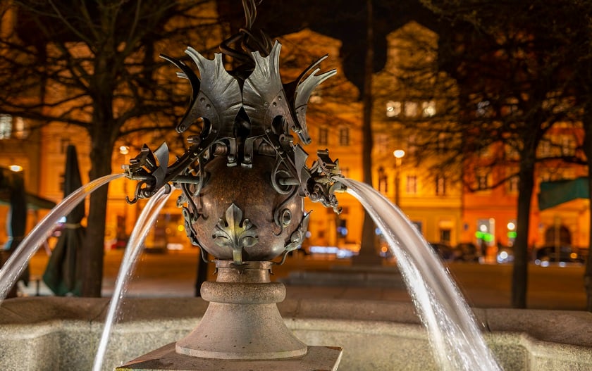 Fontanna na placu Solnym we Wrocławiu