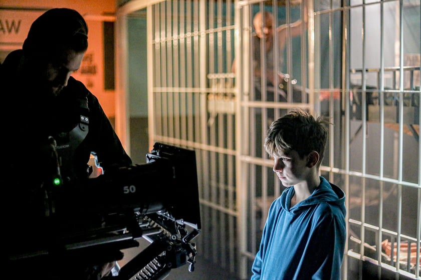 Zdjęcia z planu spotu reklamowego CH Zajezdnia &bdquo;Musisz to zobaczyć&rdquo;