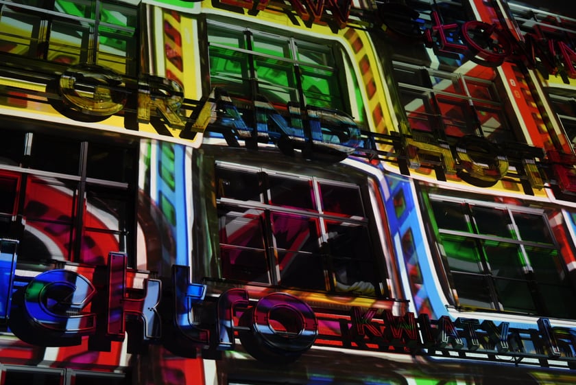 Wrocławska galeria neonów przy Ruskiej znów świeci! Niezwykły pokaz - 5.04.2025