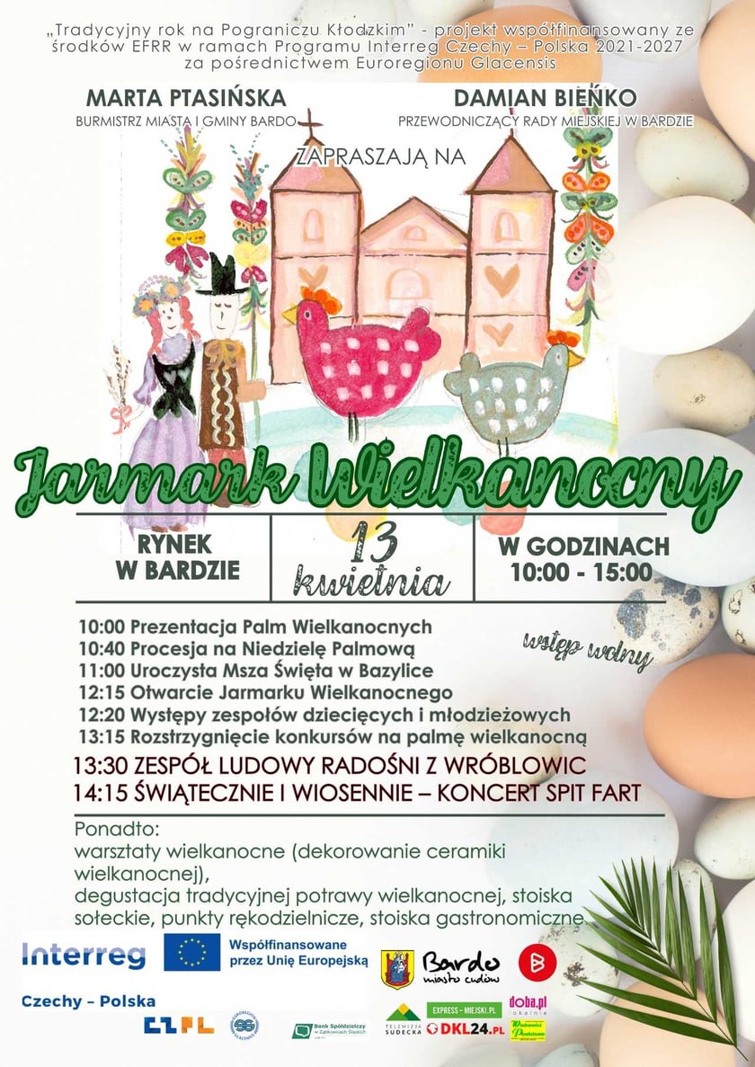 Program jarmarku wielkanocnego w Bardzie