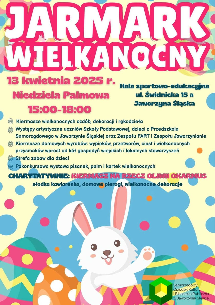 Program jarmarku wielkanocnego w Jaworzynie Śląskiej