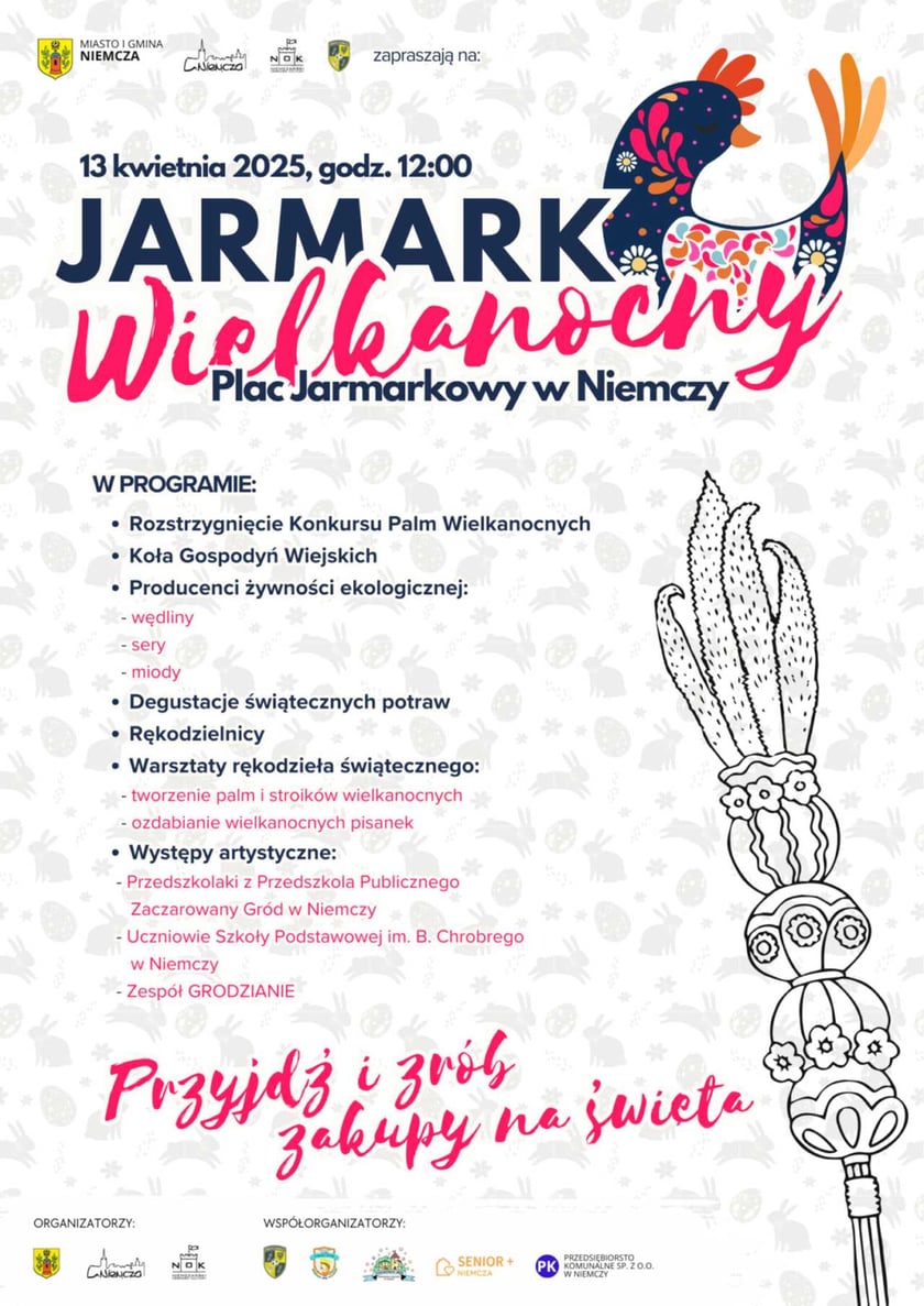 Program jarmarku wielkanocnego w Niemczy