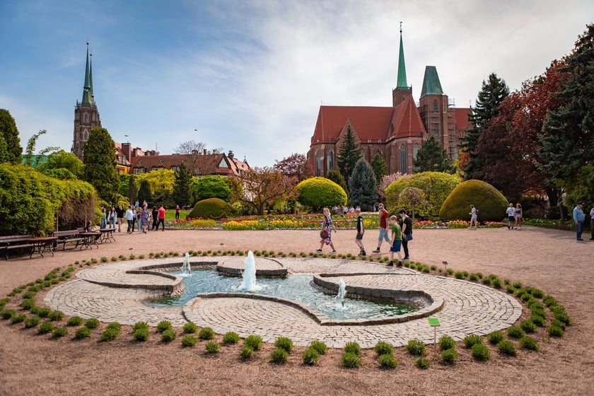 W Ogrodzie Botanicznym UWr 21 kwietnia 2025 roku