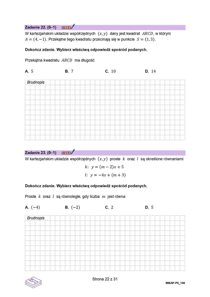 Matura 2025. Matematyka poziom podstawowy