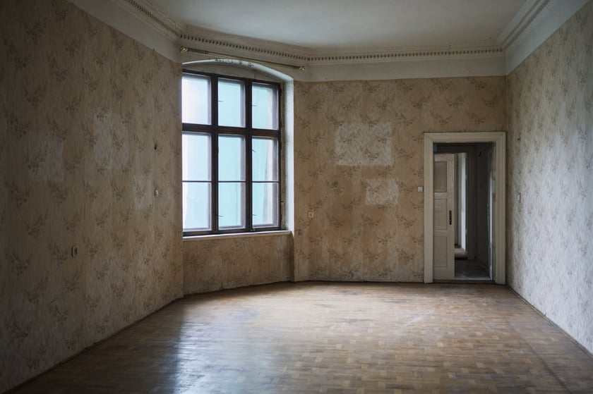 Wnętrza kamienic 1, 1a i 1b na Dworcowej we Wrocławiu