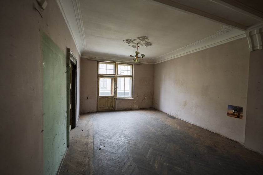 Wnętrza kamienic 1, 1a i 1b na Dworcowej we Wrocławiu