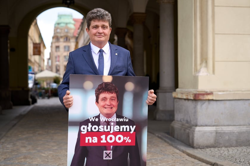 Kampania profrekwencyjna „Głosujemy na 100%” - konferencja prasowa, 07.05.2025