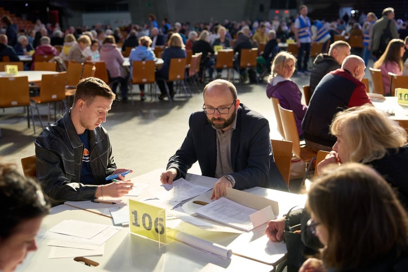 Szkolenie dla członków obwodowych komisji wyborczych we Wrocławiu.