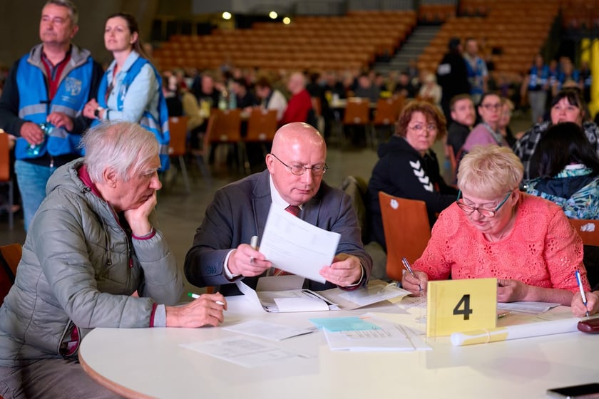 Szkolenie dla członków obwodowych komisji wyborczych we Wrocławiu.