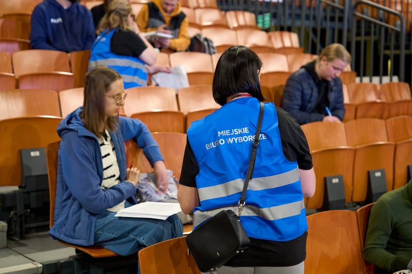 Szkolenie dla członków obwodowych komisji wyborczych we Wrocławiu.
