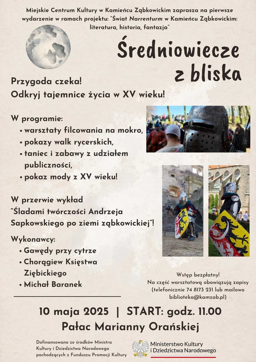 Kamieniec Ząbkowicki, pokaz rycerski