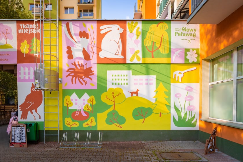 Święto Nowego Dworu - odsłonięcie muralu przy ul. Nowodworskiej (23 maja)