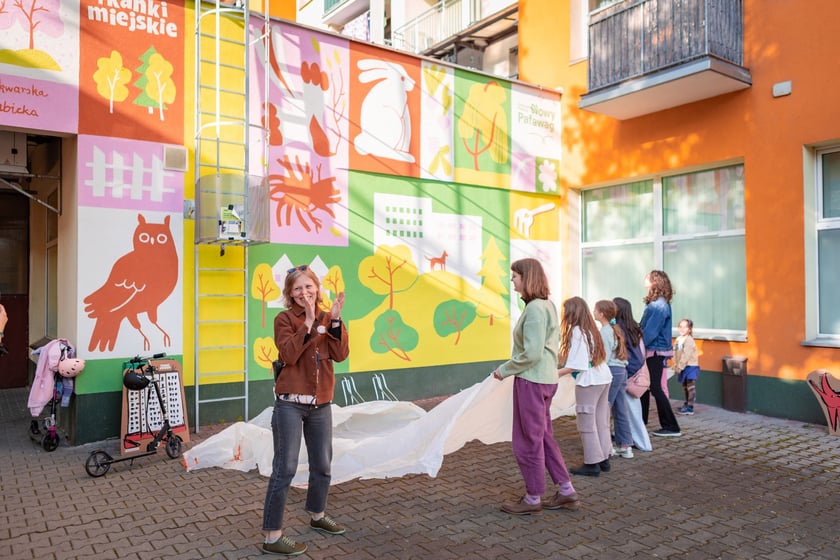 Święto Nowego Dworu - odsłonięcie muralu przy ul. Nowodworskiej (23 maja)