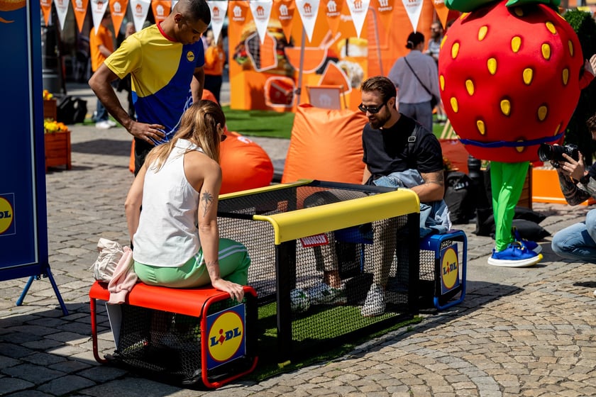 Otwarcie ogólnodostępnej strefy kibica Fan Festival w rynku