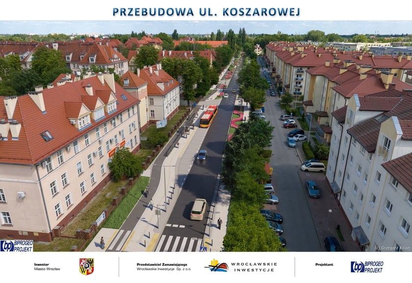 ul. Koszarowa - wizualizacja