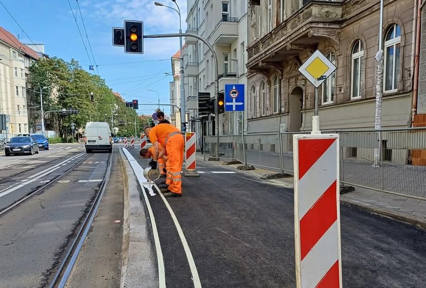 ul. Sienkiewicza i budowa przystanku wiedeńskiego