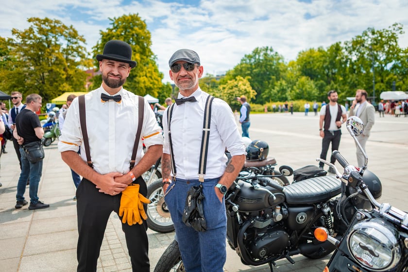 Distinguished Gentleman's Ride - stylowe i klasyczne motocykle przejechały przez Wrocław - 1 czerwca 2025 r.