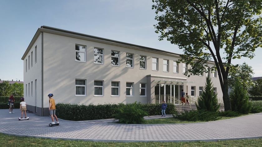 Wizualizacja przedszkola po remoncie