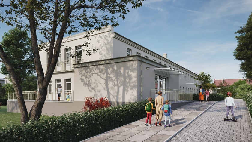 Wizualizacja przedszkola po remoncie