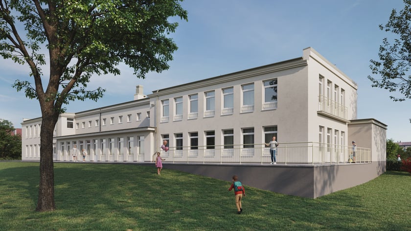 Wizualizacja przedszkola po remoncie