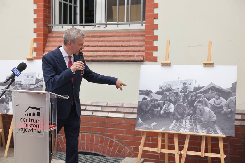 Upamiętnienie ofiar masakry na placu Tian’anmen w Pekinie 4 czerwca 1989 r. i 36. rocznicy wrocławskiego Obozu Żywego Protestu