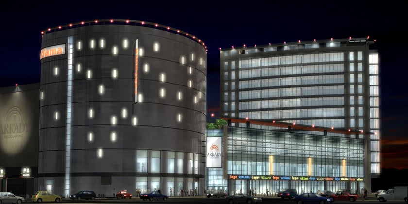 Pierwsze wizualizacje Arkad Wrocławskich, rok 2007 lub wcześniej