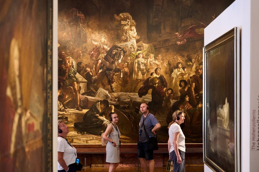 Wrocławianie zwiedzali Zamek Książ z kartą Nasz Wrocław