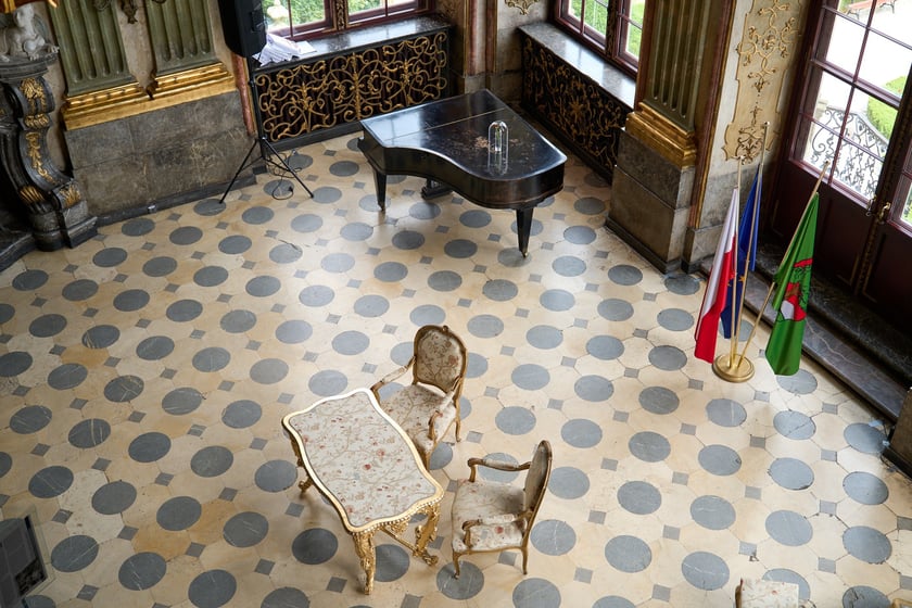 Wrocławianie zwiedzali Zamek Książ z kartą Nasz Wrocław