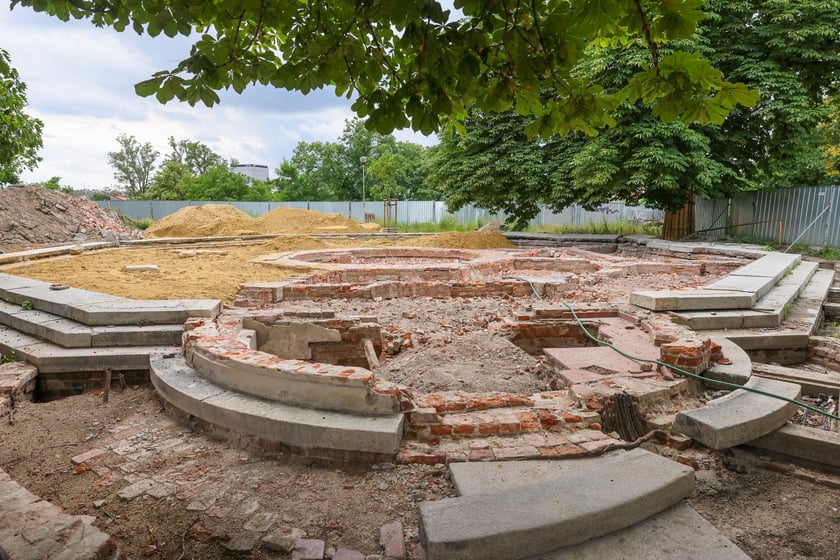 Drugi etap remontu na Bastionie Sakwowym, 7 lipca 2025