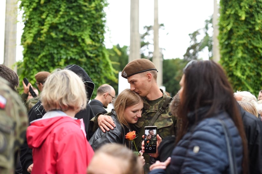 Przysięga żołnierzy 16. Dolnośląskiej Brygady Obrony Terytorialnej