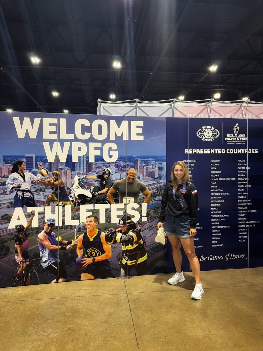 Beata Świderska i zawody strażaków