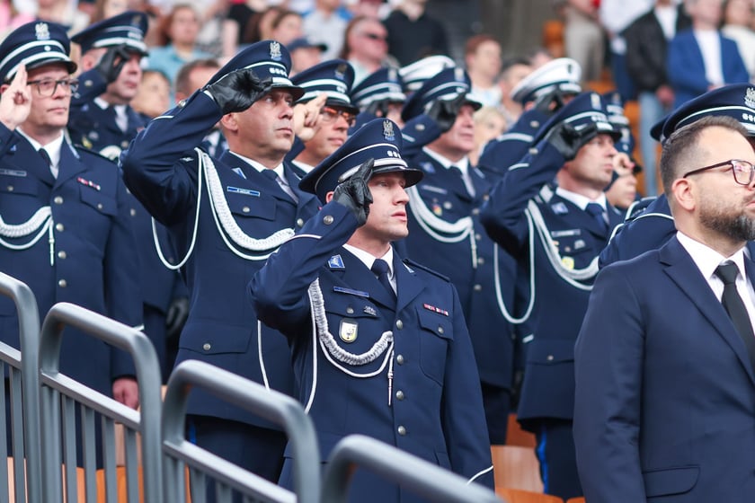 Święto Policji 2025. Wojewódzkie uroczystości w Hali Stulecia, 17 lipca