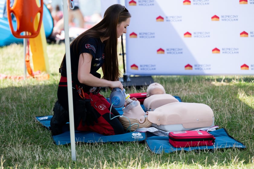 Piknik „Bezpieczny Wrocław - nad wodą” na Gliniankach - 20 lipca 2025 r.
