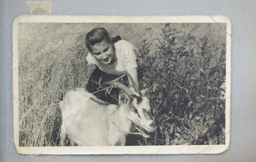 Pani Maria w czasach młodości.