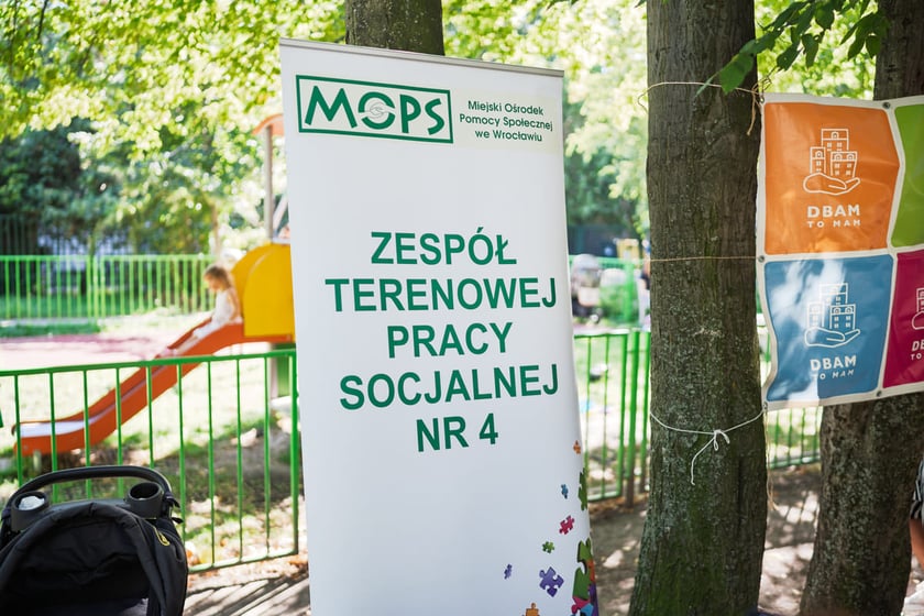 Festyn podw&oacute;rkowy "Dbam to mam" przy ul. Fiołkowej. Wrocław, 12.08.2025